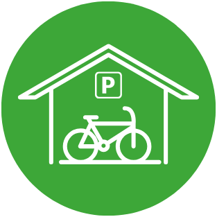 Bicycle parking spaces